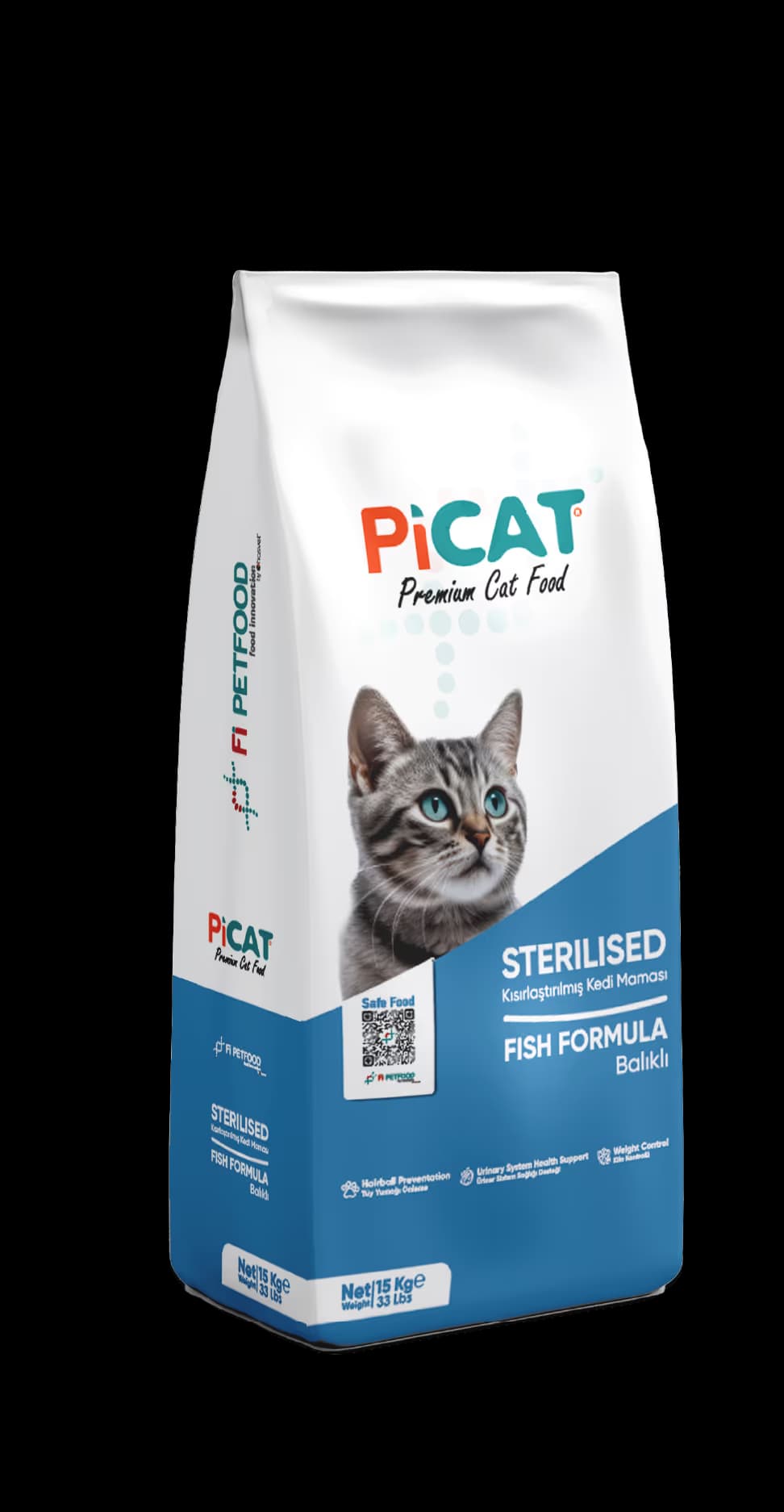 PİCAT BALIKLI KISIRLAŞTIRILMIŞ KEDİ